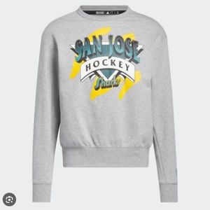 Adidas Vintage San Jose Sharks Crewneck Sweatshirt